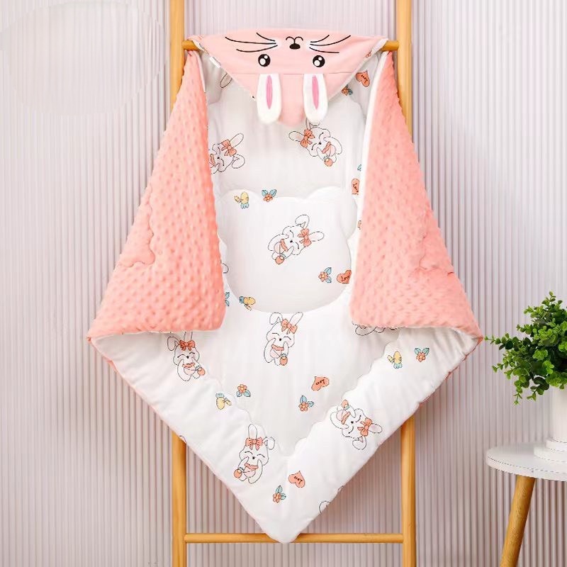 Ủ cotton cho bé ấm áp mềm mịn kích thước 90x90 BNC01
