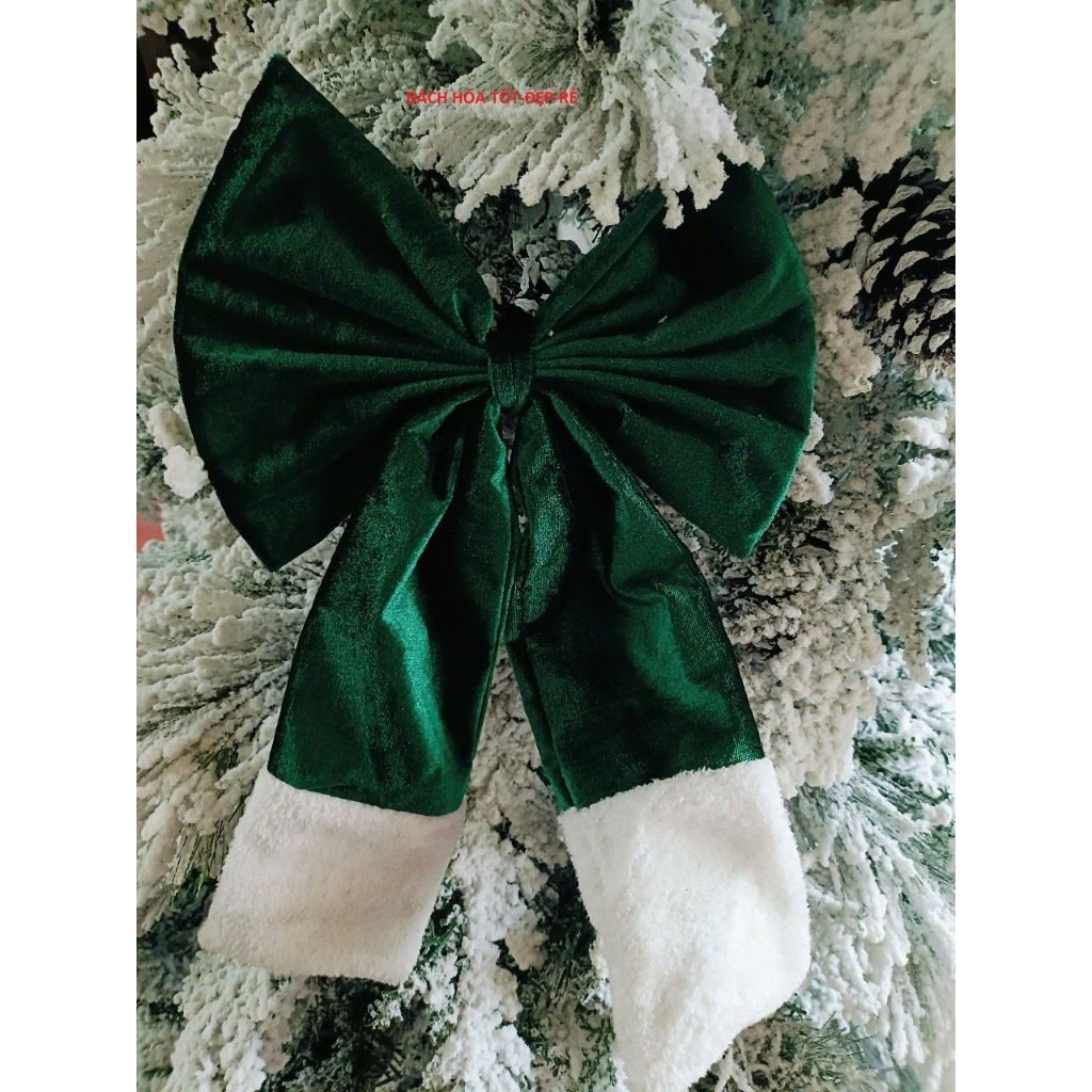 NƠ NHUNG CÁC CỠ TRANG TRÍ NOEL-PHỤ KIỆN TRANG TRÍ NOEL