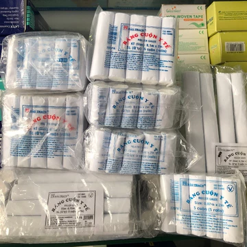 ✅[COMBO 05 CUỘN] Băng Gạc Cuộn Y Tế Bảo Thạch, Băng Cuộn Y Tế các size Bảo Thạch bông băng gạc cuộn bảo thạch đủ kích cỡ