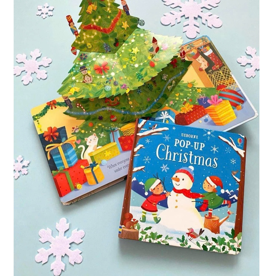 Sách Usborne Pop Up Christmas, Sách Bìa Cứng Giáng Sinh 2024 Shopee