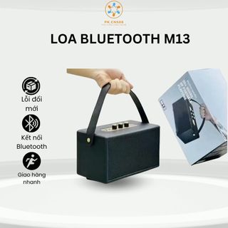```Loa Bluetooth 13 công suất lớn, âm thanh 3D mạnh mẽ, pin lâu bền, loa mini bass sâu chất lượng cao```