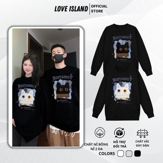 Áo hoodie đôi mùa đông mèo xanh cặp cùng người yêu nỉ bông local brand L66 quà tặng kỉ niệm [A206]