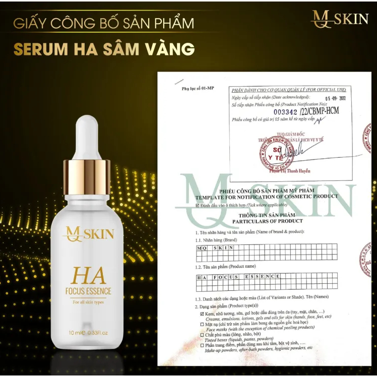 Ảnh Serum Dưỡng Ẩm HA MQ SKIN Phục Hồi Căng Bóng Da, Cấp Ẩm, Ngăn Ngừa Lão Hóa- Mini Size 10ml 4