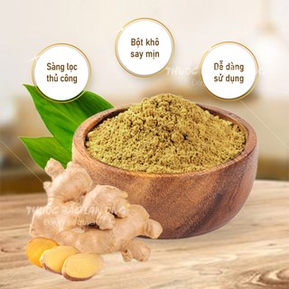 Bột gừng 500g, bột gừng ta, nguyên chất, thơm cay, mịn, gia vị nấu ăn, pha trà, tốt cho sức khỏe