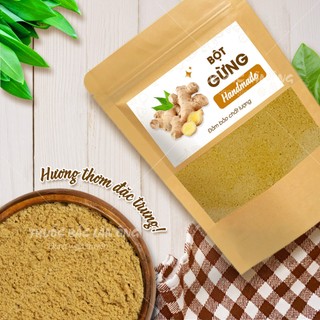 Bột gừng 100g, bột gừng ta, nguyên chất, thơm cay, mịn, gia vị nấu ăn, pha trà, tốt cho sức khỏe