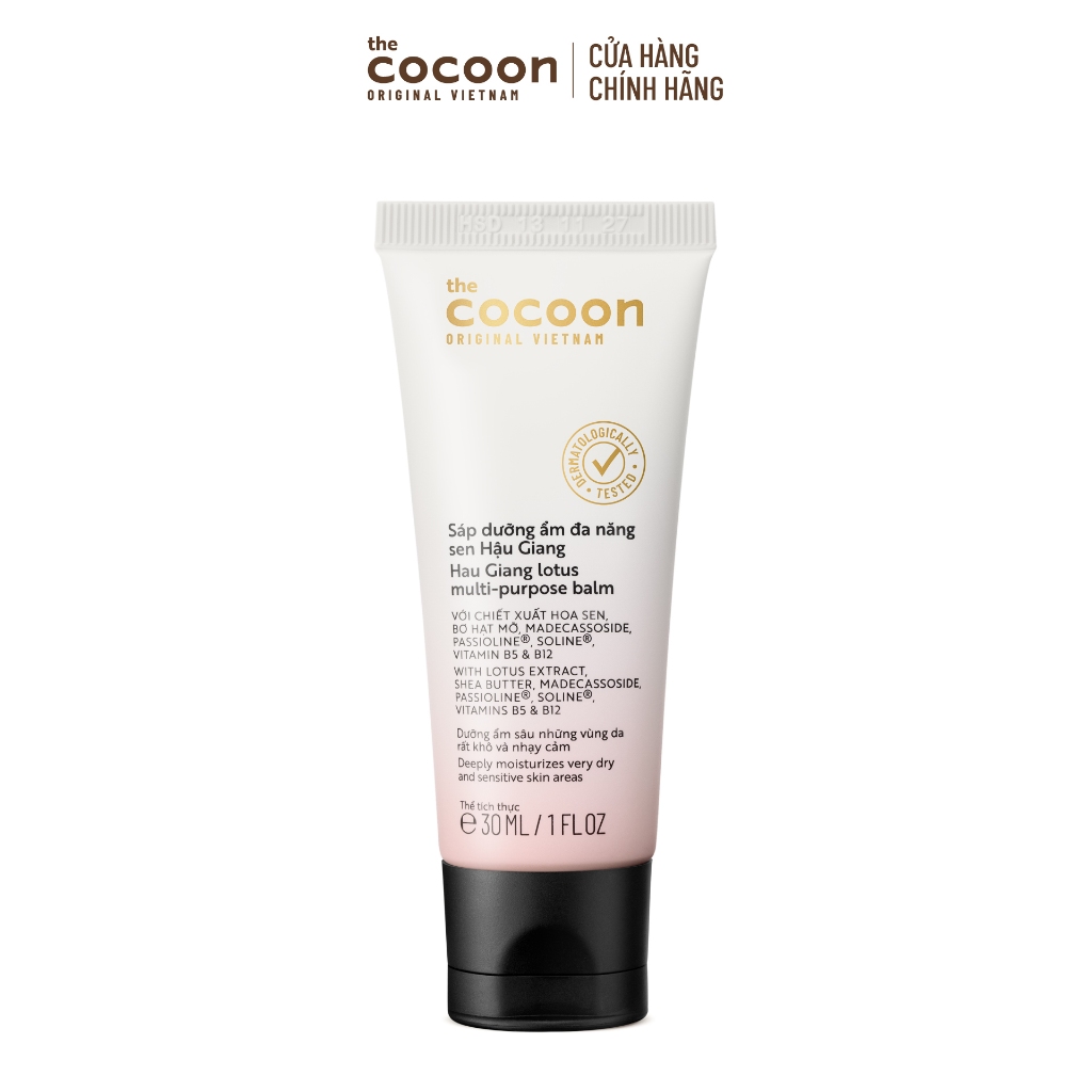 HÀNG TẶNG KHÔNG BÁN - Sáp dưỡng ẩm đa năng sen Hậu Giang Cocoon 30ml