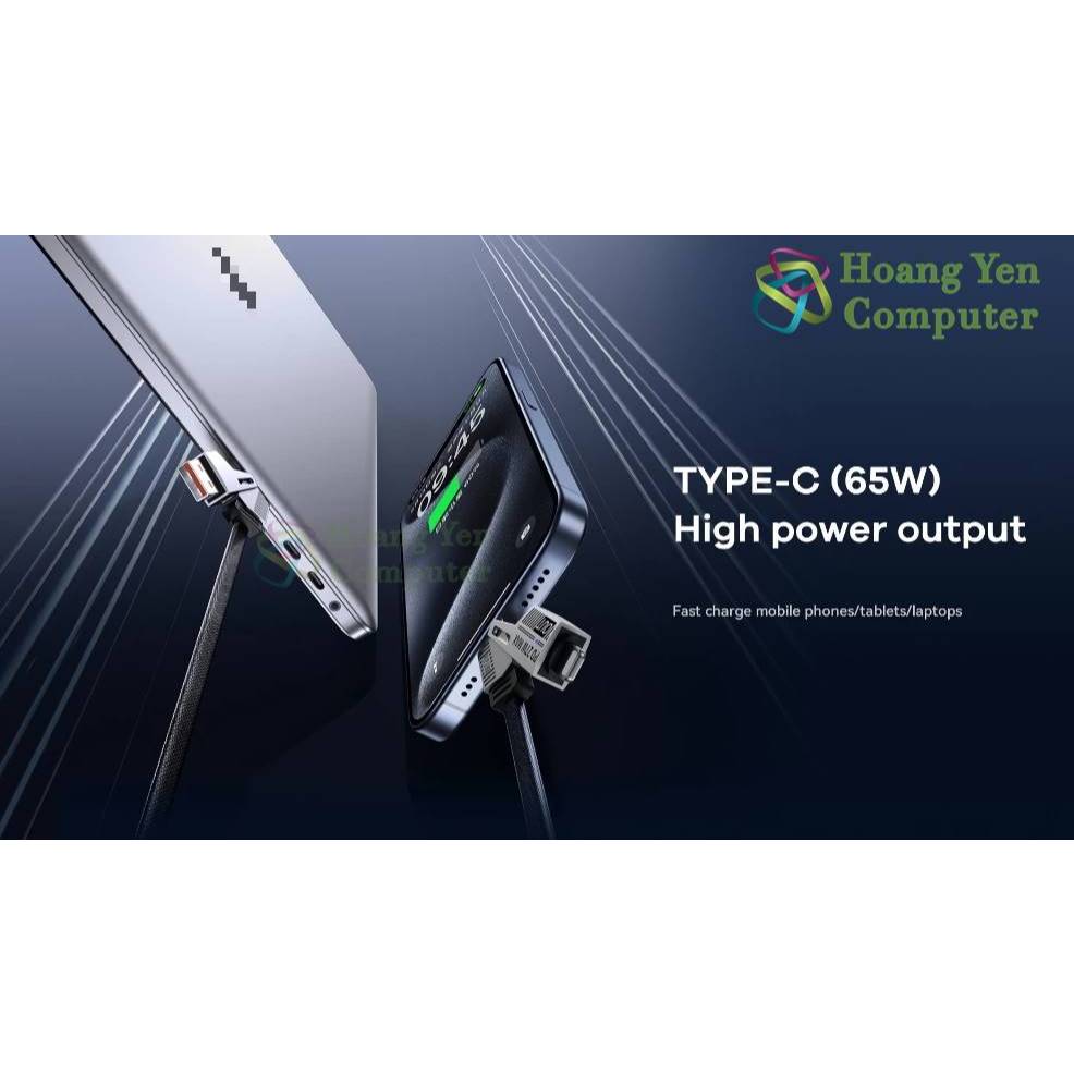 Cáp Sạc Đa Năng 4 IN 1 Remax RC-C189, Sạc nhanh QC3.0 PD27W PD65W - BH 6 Tháng Chính Hãng - Hoàng Yến Computer