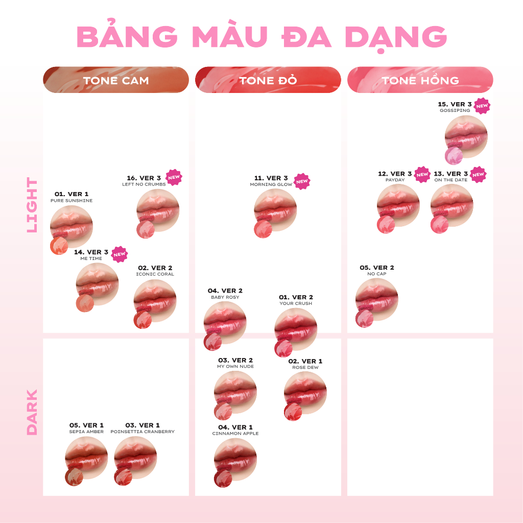 Ảnh Son tint bóng không dính bền màu Lemonade Mirror Mirror Water Tint 4g 3