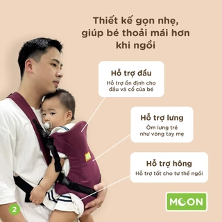 Địu 4 tư thế cho trẻ em Moon Air Mesh, địu trợ lực chống gù cho bé
69.900
₫
4.9
Đã bán 28
Hà Nội