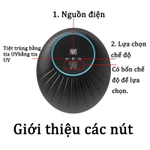 Máy khử mùi Air Purifier Máy lọc không khí ozone ion âm khử mùi/ khử trùng nhà tắm/ nhà bếp/ nhà vệ sinh — ảnh 3