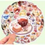 Set 60 Sticker Bánh Trà Chiều Chống Nước Dán Laptop Vali Mũ Bảo Hiểm Sổ Tay