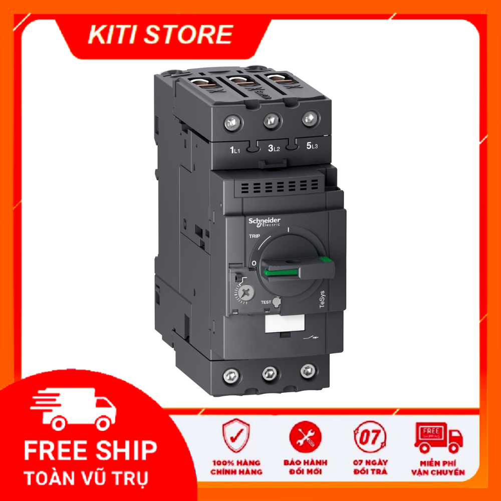 Cầu Dao Bảo Vệ Động Cơ 3P 70-80A [GV3P80] | Shopee Việt Nam