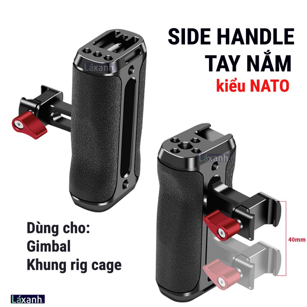 Tay cầm side handle kiểu NATO DJI Gimbal rig khung máy ảnh quay video ...