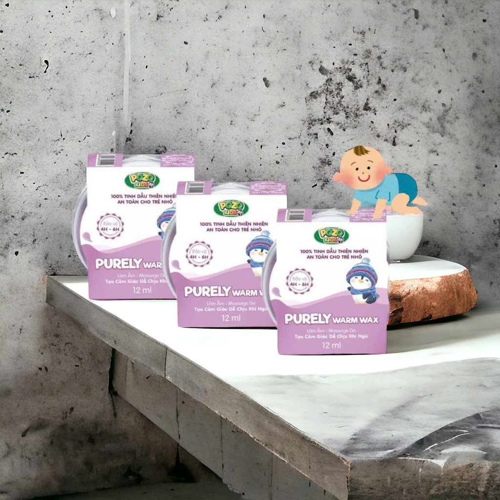 Ảnh Sáp Giữ Ấm Cho Bé Yêu Pozokid COMBO 3 HỘP 1