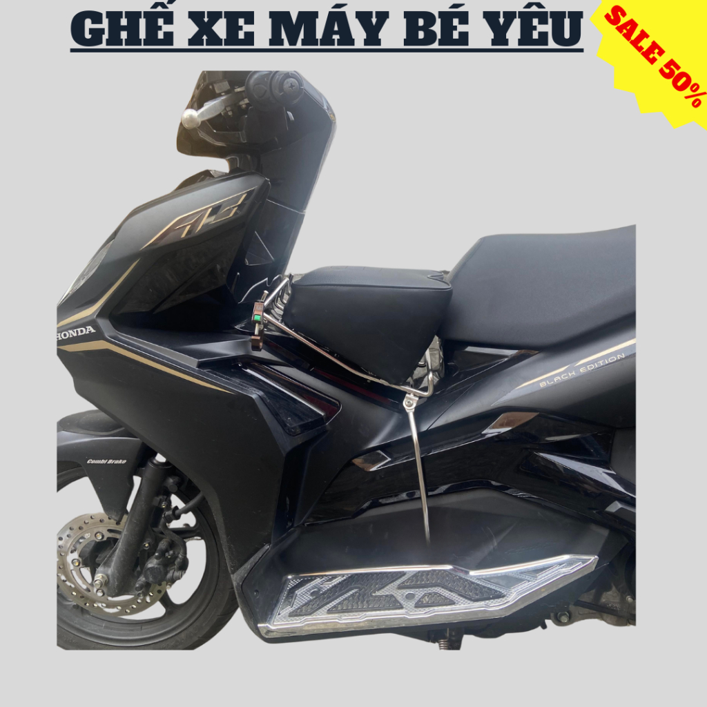 Ghế Ngồi Xe Máy Cho Bé Dùng Cho Các Loại Xe.Ghế Ab,Xe Số,Xe Exter,Winer ...