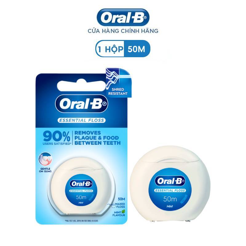 Ảnh Chỉ Nha Khoa ORAL-B Essential Floss - Hộp 50m 1