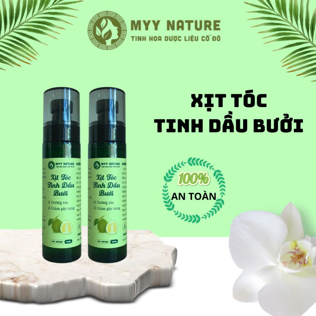 Xịt Tóc Tinh Dầu Bưởi MYY NATURE - Dưỡng Tóc, Ngăn Rụng Tóc, Kích Thích Mọc Tóc Hiệu Quả