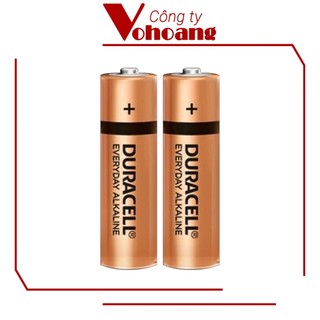 Vỉ 2 viên pin tiểu AA Duracell Alkaline chính hãng công suất cao