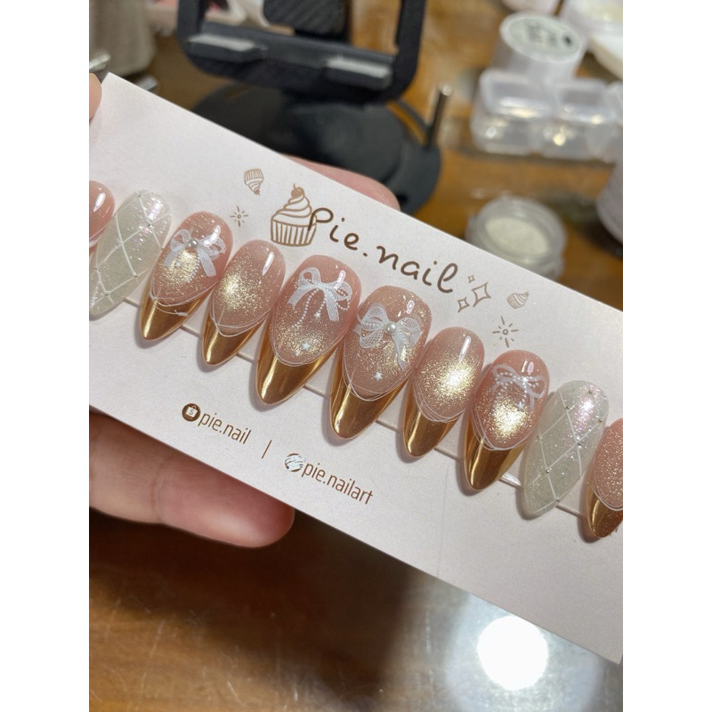 346. nail box mắt mèo ánh kim, fen tráng gương