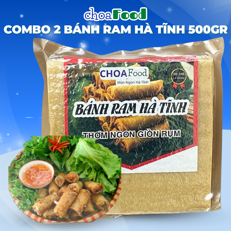 (COMBO 2 tệp 500g) Bánh Ram Hà Tĩnh. Bánh Cuốn Nem.Nem Rán.Đặc biệt ...