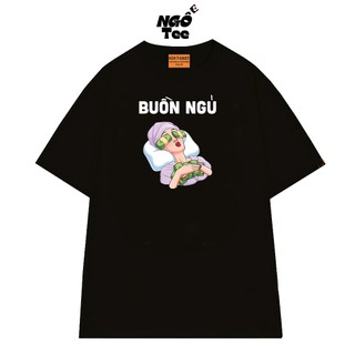 Áo Thun Buồn Ngủ Hài Hước NGỐ TEE Chất Vải Cotton Thoáng Mát Form Unisex Rộng Rãi