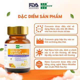 Dung Dịch Nano Curcumin OIC NEW 50ml Giảm Đau Dạ Dày Cải Thiện Tiêu Hóa