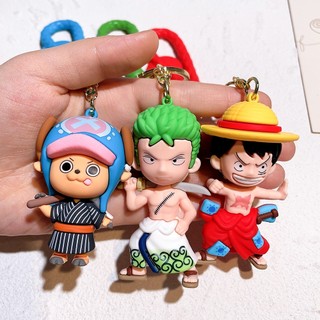 Móc Khóa One Piece – Luffy, Zoro, Chopper, Usopp, Sabo, Ace,Phụ Kiện Anime Dễ Thương Cho Fan Hải Tặc