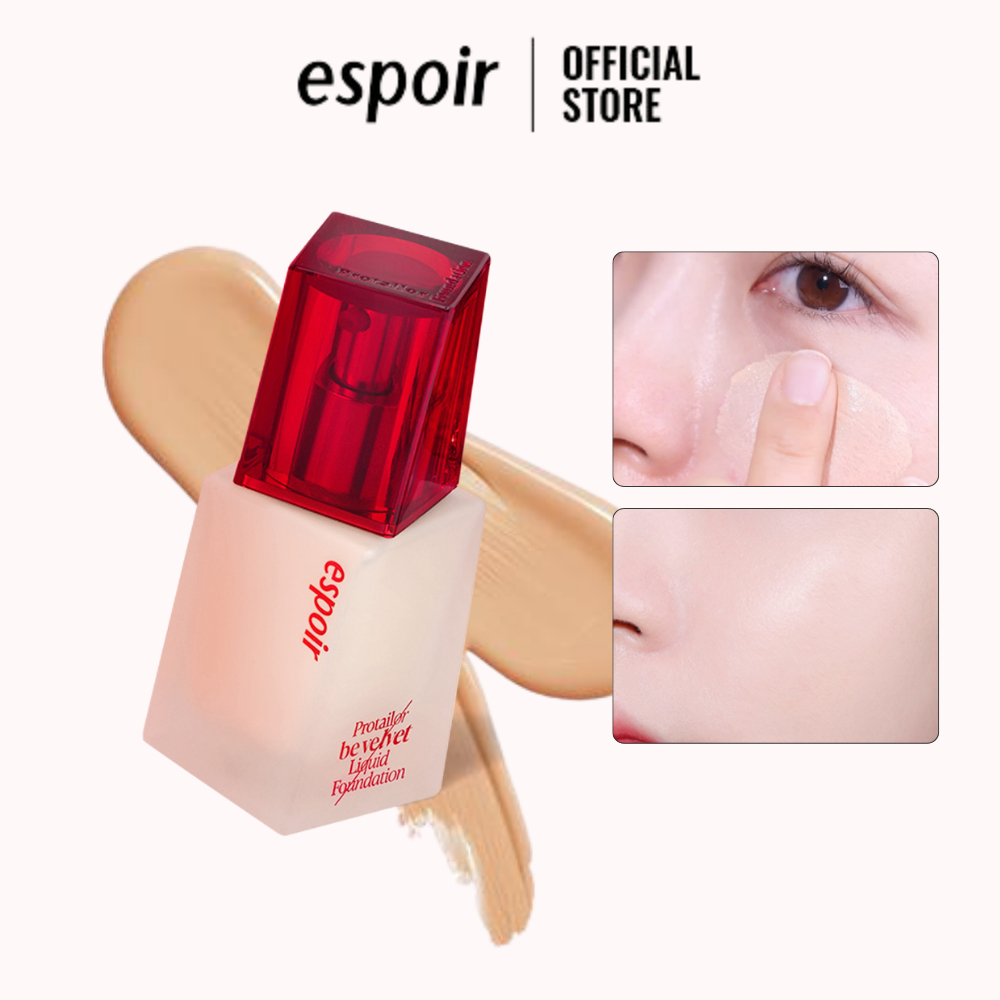 Ảnh Kem Nền Siêu Che Phủ Espoir Pro Tailor Foundation Be Velvet SPF22 PA++ 30gr 1