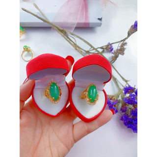 các mẫu nhẫn đá màu xanh ngọc cẩm thạch mạ vàng 18 ca siêu sang dành cho nữ Các mẫu nhẫn đá màu xanh ngọc cẩm thạch .