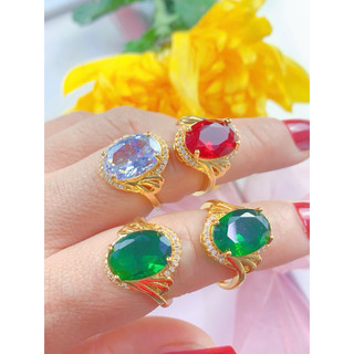 Nhẫn Đá Sapphire Cao Cấp Sang Trọng và Quyến Rũ danh cho Nam nữ người đứng tuổi