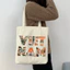 Túi tote vải canvas Việt Nam túi đeo vai đi học đi chơi thời trang hàn quốc đựng vừa A4 kích thước 35x40cm tota1021