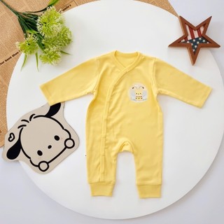 (Mua 2 tặng 1) Body dài sơ sinh thu đông cho bé gái hiệu Bunnybaby chất thun 100% cotton cho bé 3-10kg
