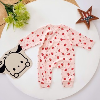 (Mua 2 tặng 1) Body dài sơ sinh thu đông cho bé gái hiệu Bunnybaby chất thun 100% cotton cho bé 3-10kg