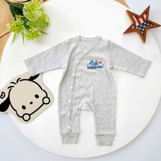 (Mua 2 tặng 1) Body dài thu đông bé trai sơ sinh Bunnybaby size 4-10kg