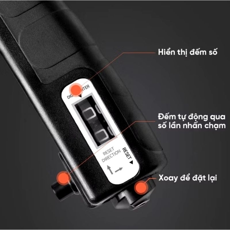 Kìm bóp tay lực kế, kìm bóp tay kháng lực (hand-muscle developer) có bộ đếm