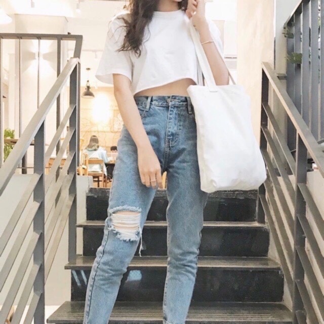 [GIÁ HỦY DIỆT ] Túi vải tote nữ Canvas trơn màu kem Không khóa kéo kích thước 35x40cm SỈ TÚI TOTE