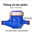ĐỒNG HỒ NƯỚC VIỆT NAM, Đồng Hồ Đo Nước Sạch Sinh Hoạt - Chất Liệu Gang Bước Ren Phù Hợp Hệ Thống Ống