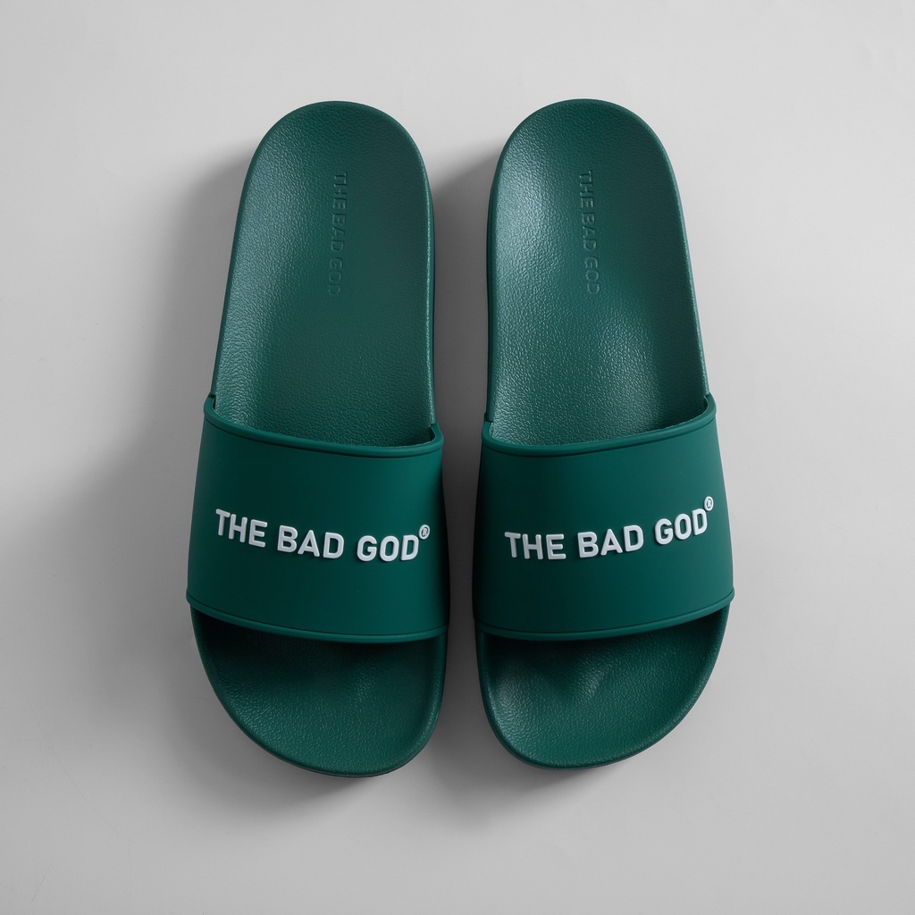 Dép Quai Ngang Nam Nữ The Bad God Basic X01 Chữ Trắng Đế PVC Êm Chống Trơn Dép Slipper Local Brand Unisex | BigBuy360 - bigbuy360.vn