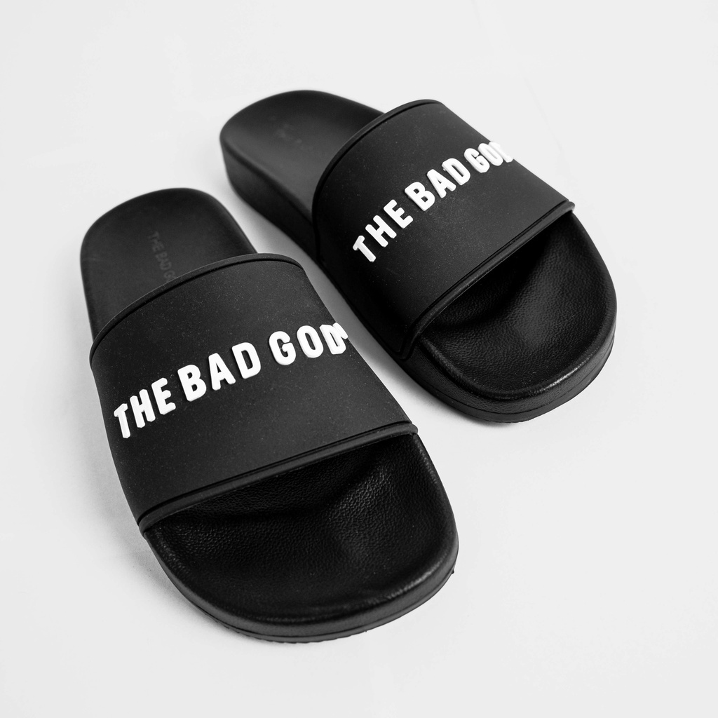 Dép Quai Ngang Nam Nữ The Bad God Basic X01 Chữ Trắng Đế PVC Êm Chống Trơn Dép Slipper Local Brand Unisex | BigBuy360 - bigbuy360.vn