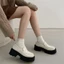 Giày đốc nữ da mềm thời trang hottrend chất nhẹ êm, loafer nữ đế cao 5cm tôn dáng