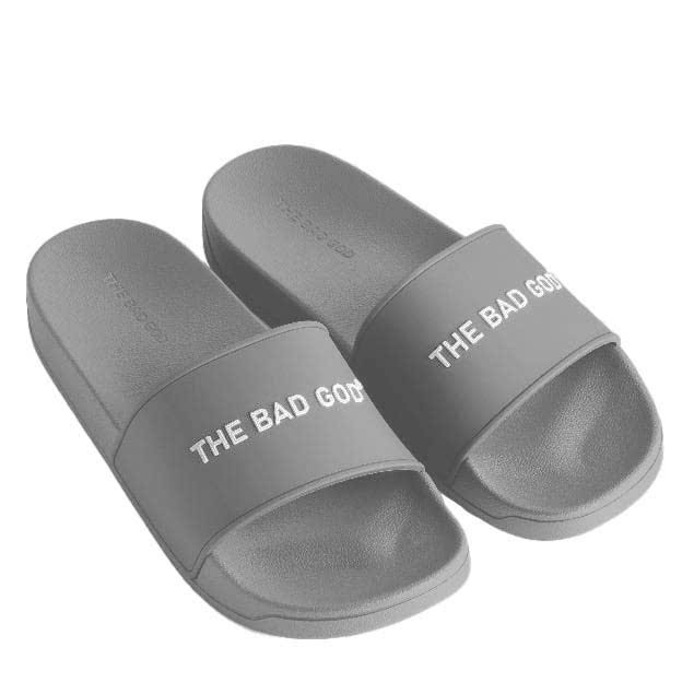 Dép Quai Ngang Nam Nữ The Bad God Basic X01 Chữ Trắng Đế PVC Êm Chống Trơn Dép Slipper Local Brand Unisex | BigBuy360 - bigbuy360.vn