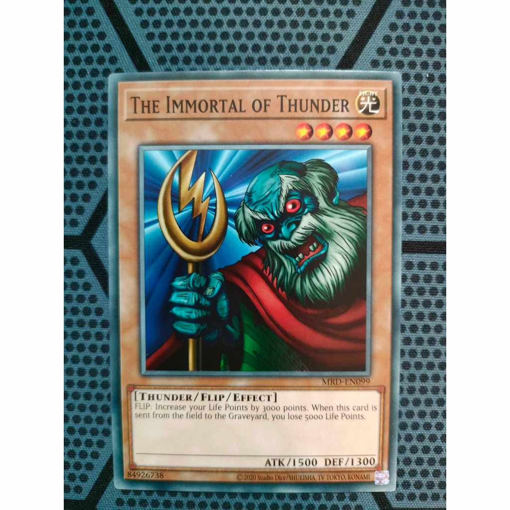 Yu-Gi-Oh! Carta The Immortal Of Thunder (DB2-EN059) - Dark Beginnings 2 - Effetto LP