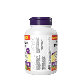 Combo 2 hộp viên uống bổ sung Magnesium Bisglycinate 200mg Webber Naturals hộp 120 viên date 2029