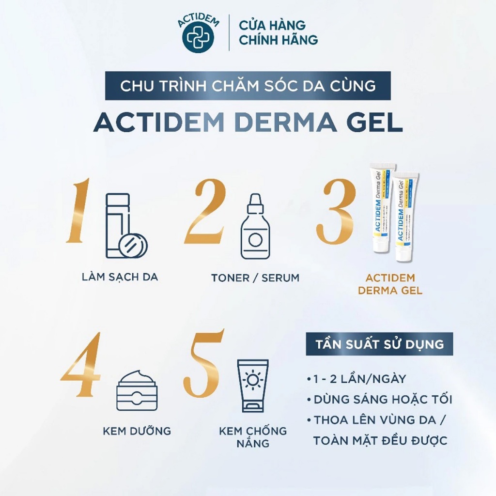 Ảnh Gel Bôi Mụn ACTIDEM Giúp Làm Giảm Và Khắc Phục Mụn Thâm Chuyên Sâu ACTIDEM 18g/40g 4