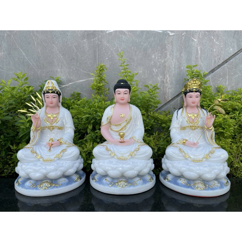 Bộ Tây Phương Tam Thánh Cao Cấp 30 cm 40 cm