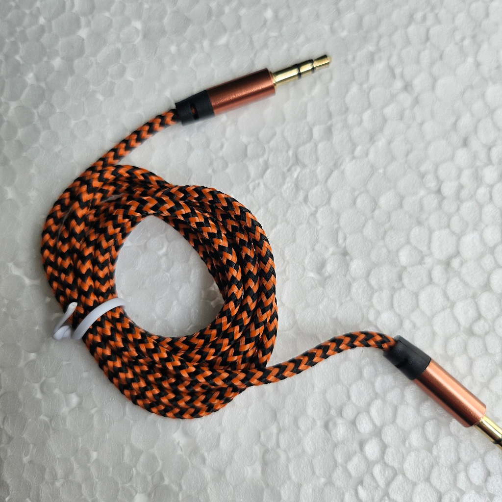 Cáp truyền tín hiệu âm thanh AUX 2 đầu 3.5mm mạ vàng dùng kết nối thiết bị ra loa kết nối với bộ thu phát bluetooth