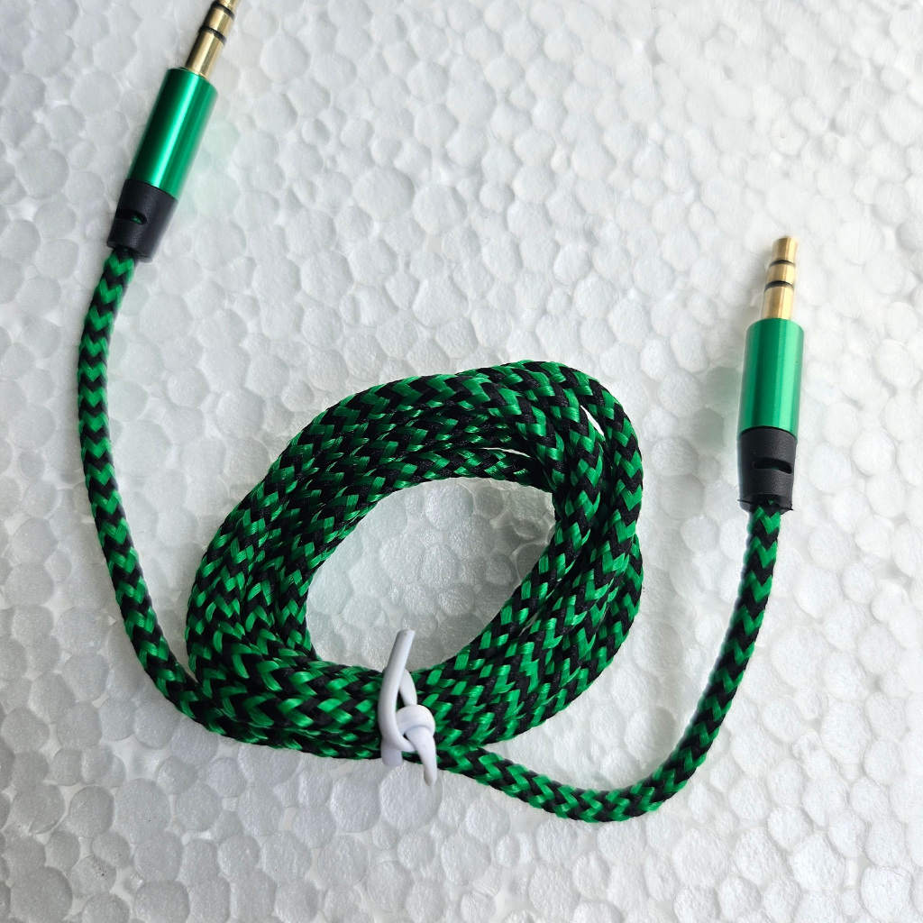 Cáp truyền tín hiệu âm thanh AUX 2 đầu 3.5mm mạ vàng dùng kết nối thiết bị ra loa kết nối với bộ thu phát bluetooth