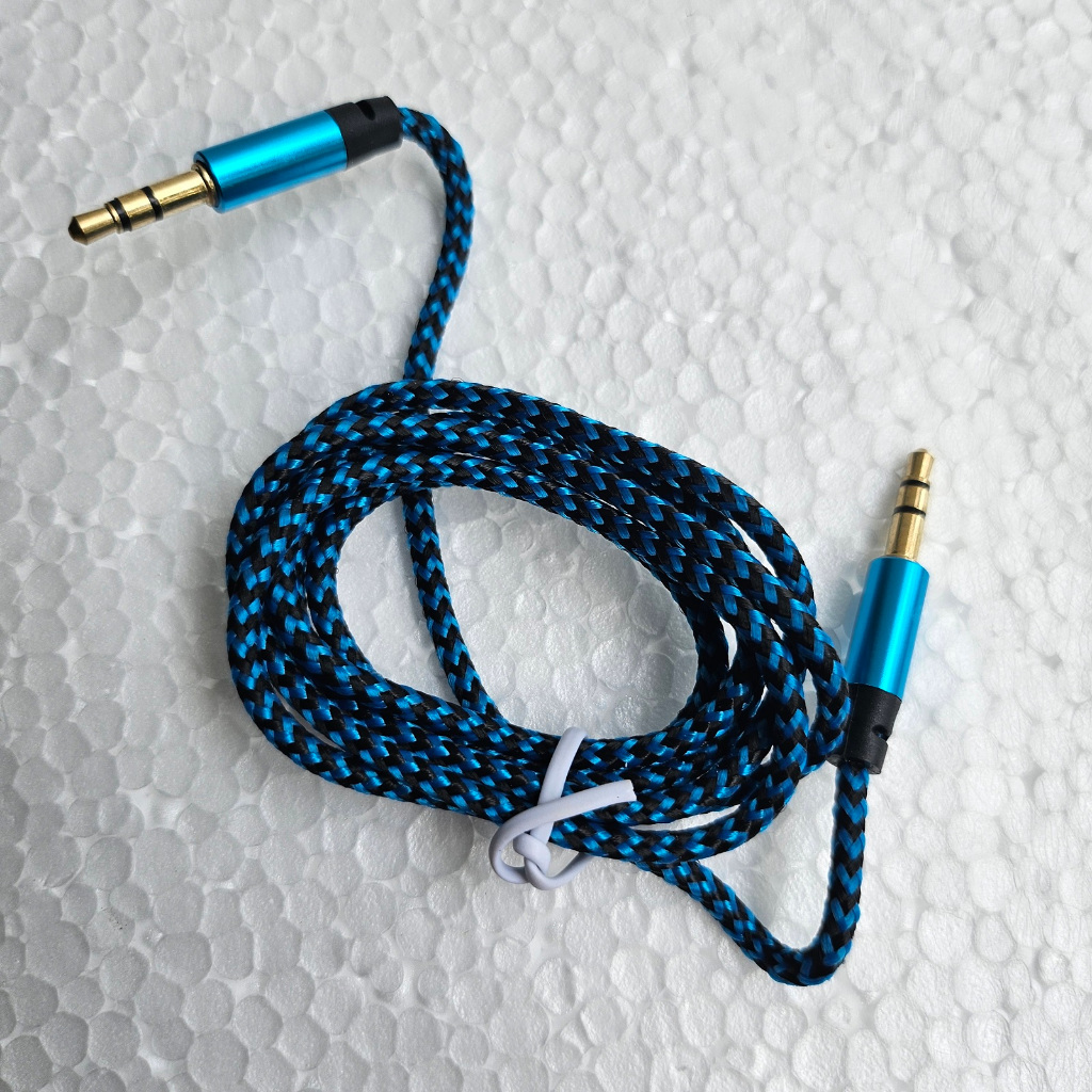 Cáp truyền tín hiệu âm thanh AUX 2 đầu 3.5mm mạ vàng dùng kết nối thiết bị ra loa kết nối với bộ thu phát bluetooth
