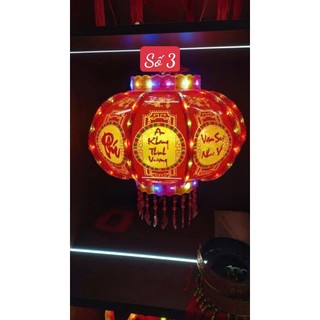 Đèn Lồng Điện,Cầu Điện Xoay 360 Kết Hợp Đèn Led, Đèn Lồng led xoay 3D trang trí Tết Chữ Nổi tiếng việt