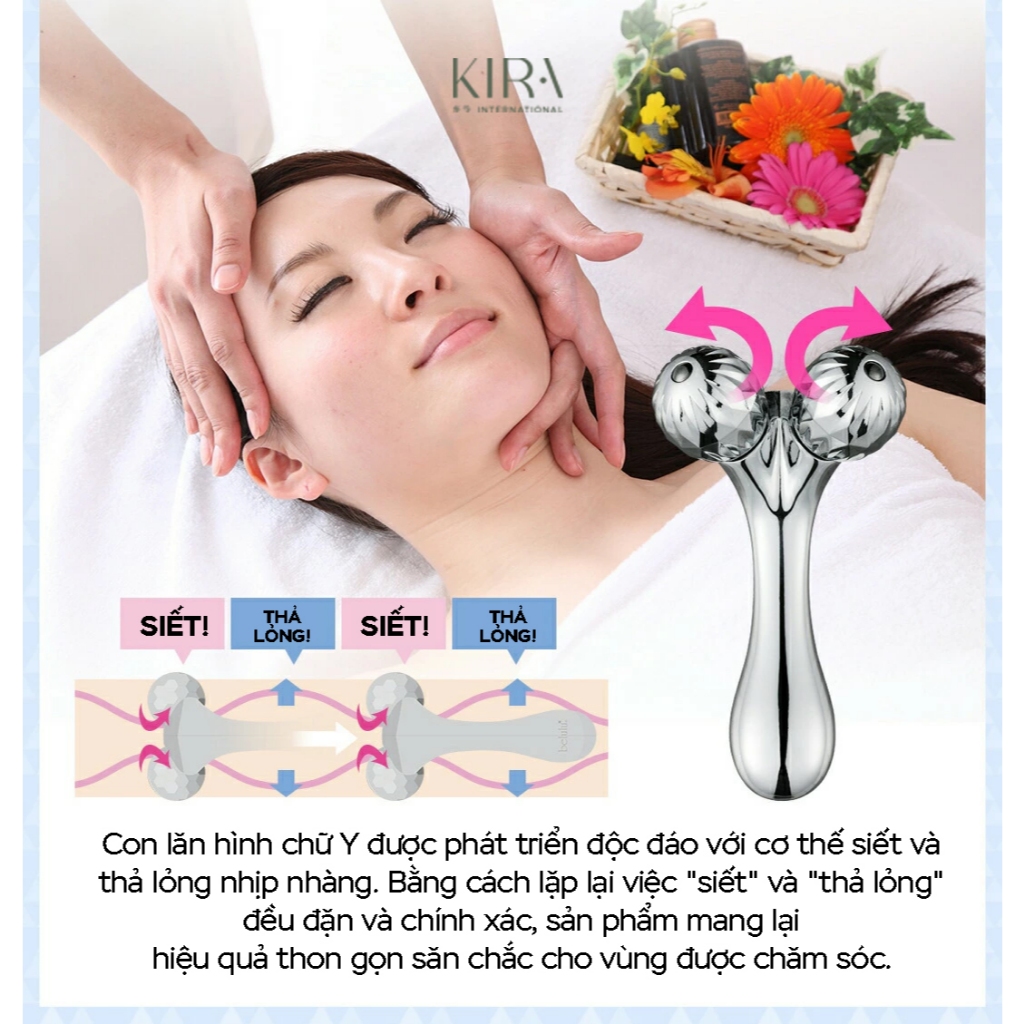 Thanh Lăn Massage Belulu - Bảo bối Sắc đẹp và Sức khỏe của Phái đẹp Nhật Bản